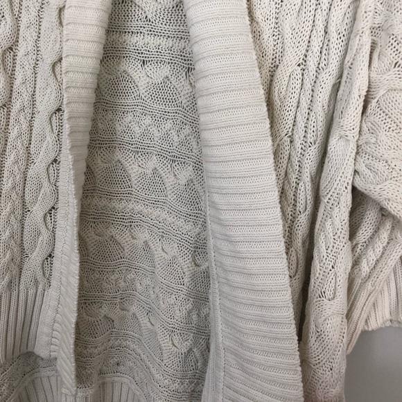 IMMA Boutique brand open front elbow sleeve cardigan sweater - Picture 3 of 5